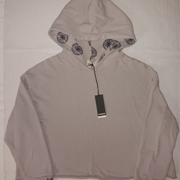 MONROW  WOMEN'S WHEEL DETAIL SWEATSHIRT - Picture 3 of 8